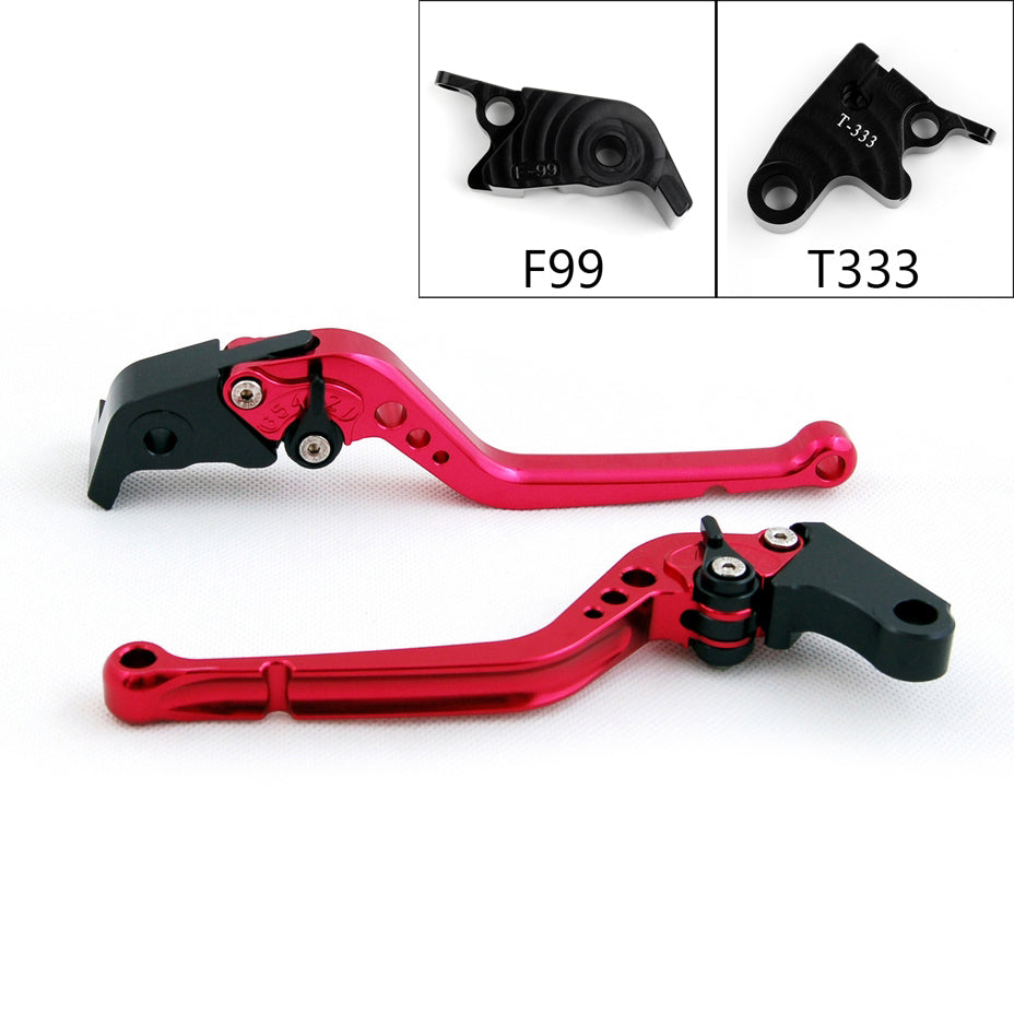 Long Brake Clutch Levers For Triumph DAYTONA 675 R 11-17 SPEED TRIPLE R 12-15