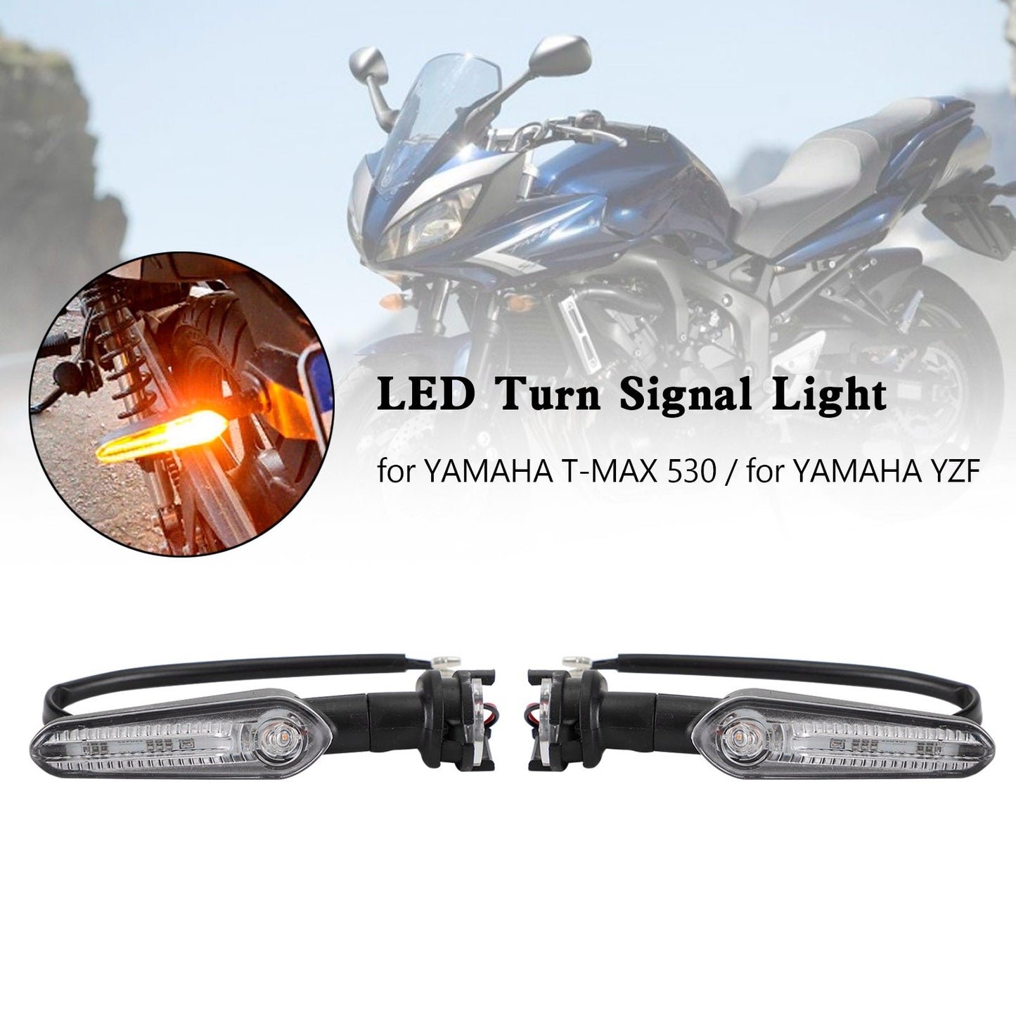 YAMAHA MT-25 MT-03 MT-07 MT-09 T7 LED Refraction Blinker Turn Signal Light