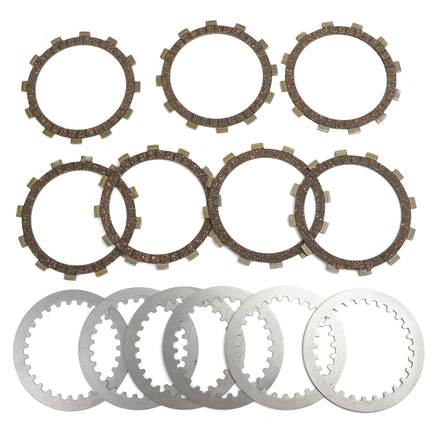 Clutch Plate Kit - Friction & Steel Plates For Yamaha IT425G IT425 YZ400C/D/E/F YZ400