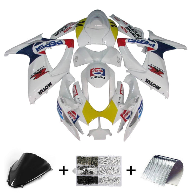 2006-2007 Suzuki GSXR 600/750 K6 Injection Fairing Kit Bodywork Plastic ABS