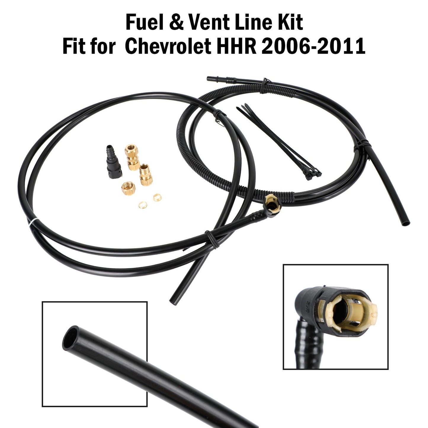 Chevrolet HHR 2006-2011 Nylon Fuel & Vent Line Repair Kit Fl-FG0974