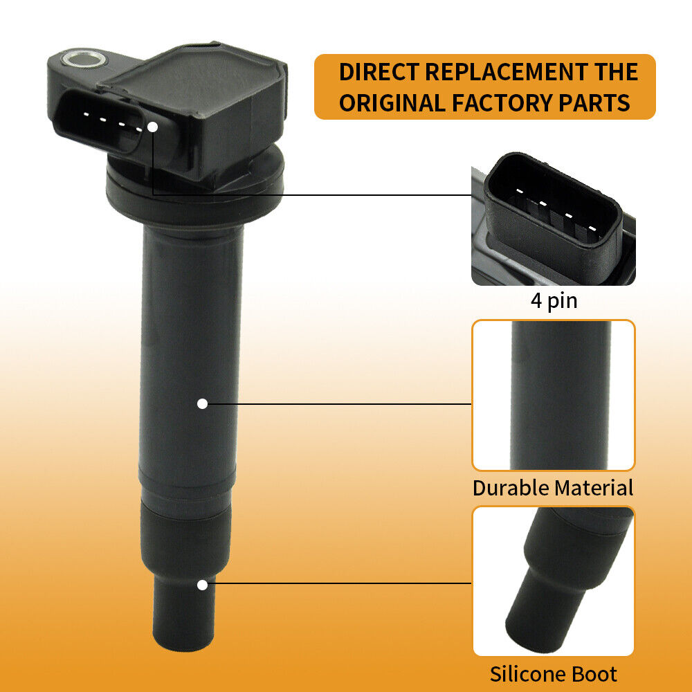 2001-2009 Toyota Sequoia Tundra 4.7L 8PCS Ignition Coil+Spark Plug UF230