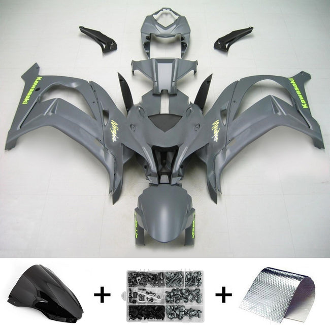 2016-2020 Kawasaki ZX10R Amotopart Injection Fairing Kit Bodywork Plastic ABS #115