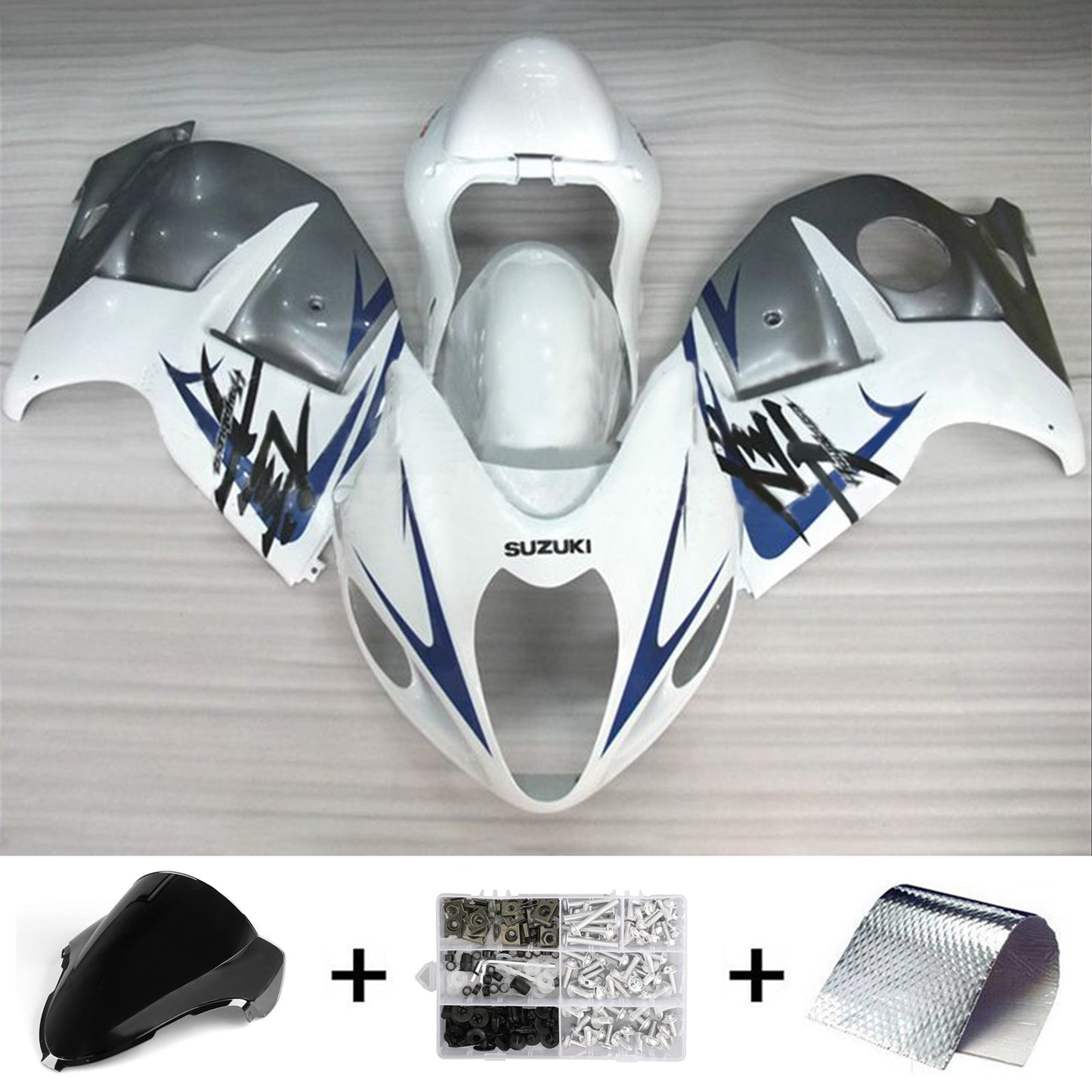 1999-2007 Suzuki Hayabusa GSX1300R Injection Fairing Kit Bodywork Plastic ABS#139