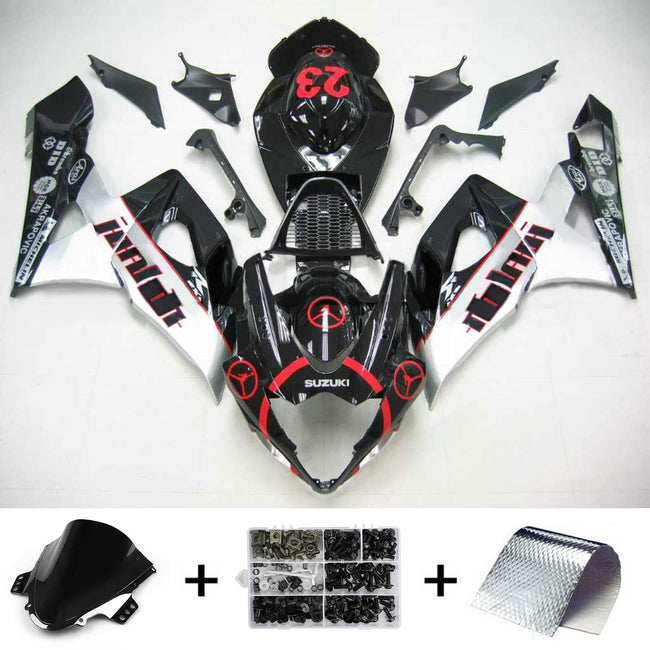 2005-2006 Suzuki GSXR1000 K5 Amotopart Injection Fairing Kit Bodywork Plastic ABS #114