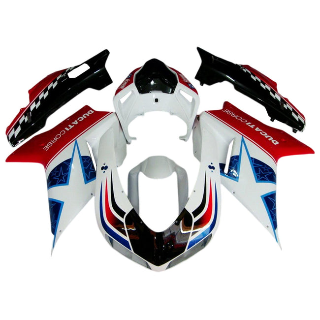 2007-2011 Ducati 1098 1198 848 Fairing Kit Bodywork ABS