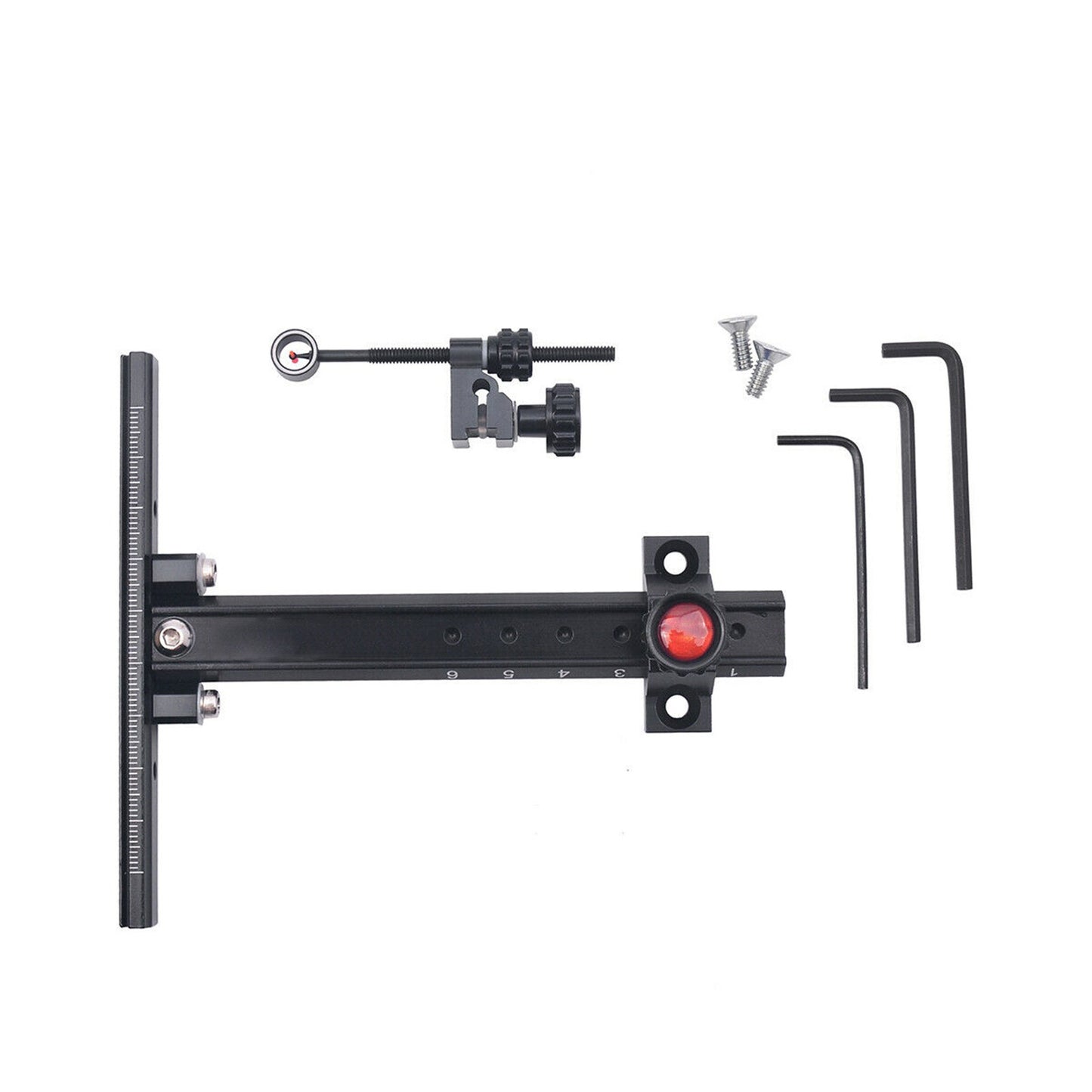 6" Archery Recurve Bow Sight Adjustable Hunting Shooting