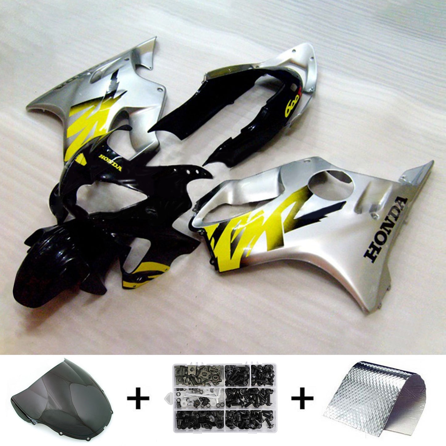 1999-2000 Honda CBR600 F4 Injection Fairing Kit Bodywork Plastic ABS#128