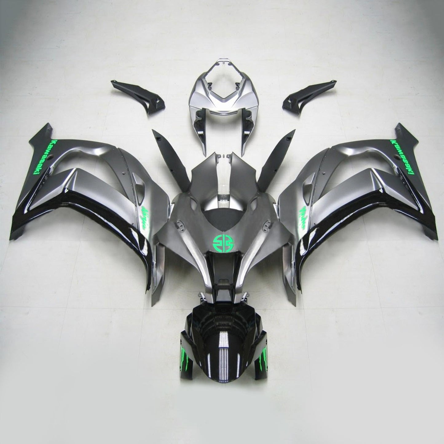 2016-2020 Kawasaki ZX10R Amotopart Injection Fairing Kit Bodywork Plastic ABS #102