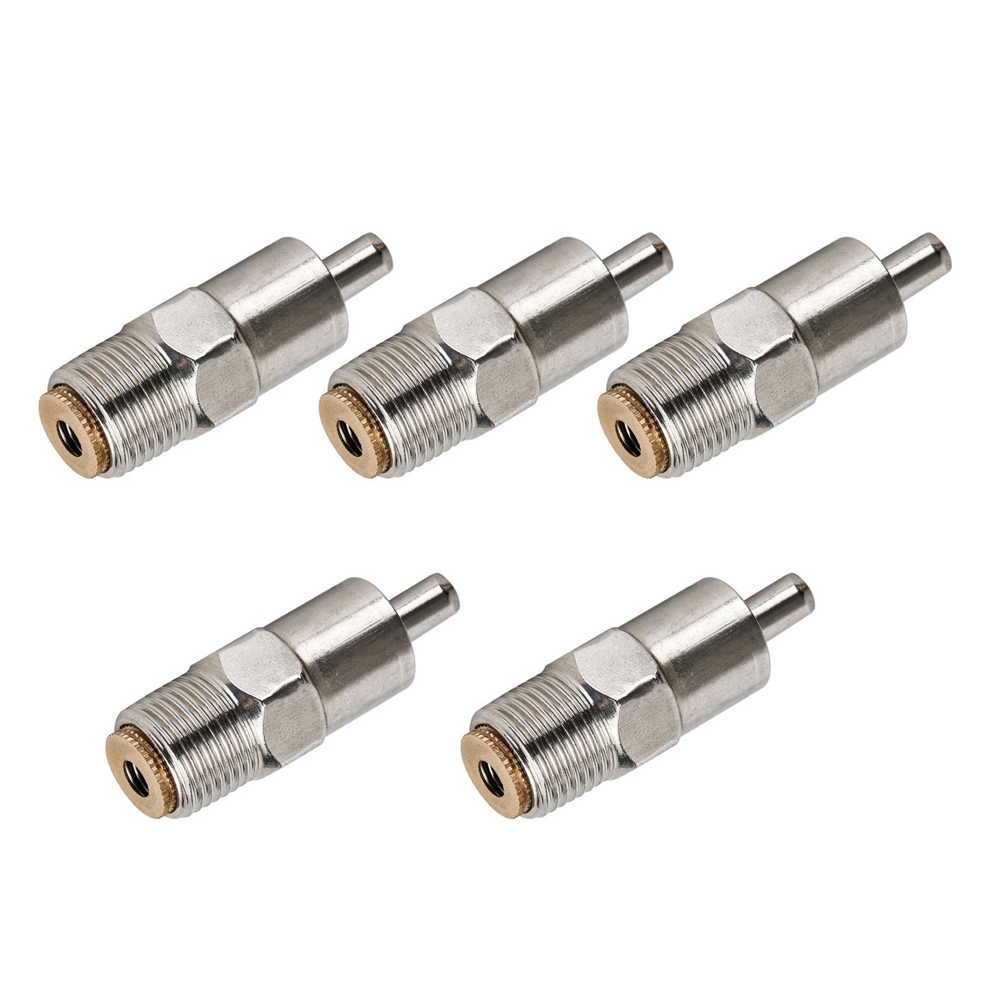 5Pcs Stainless Steel copper Cap 1/2"NPT Automatic Pig Nipple Drinker Waterer