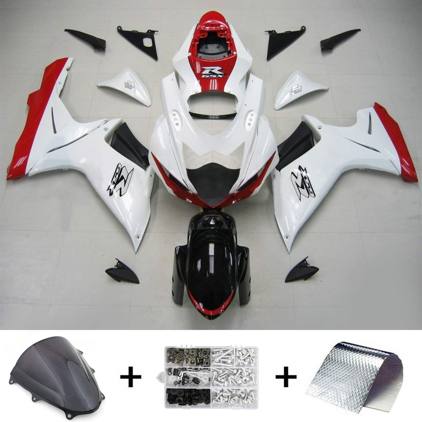 2011-2024 Suzuki GSXR 600/750 K11 Amotopart Injection Fairing Kit Bodywork Plastic ABS #101