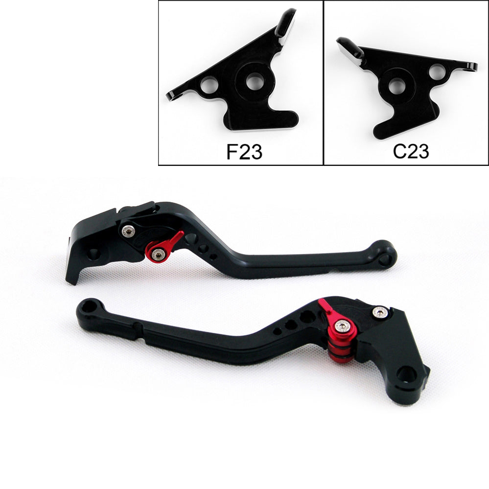 Long Brake Clutch Levers For Aprilia SHIVER/GT 07-14 DORSODURO 750 08-14 Black