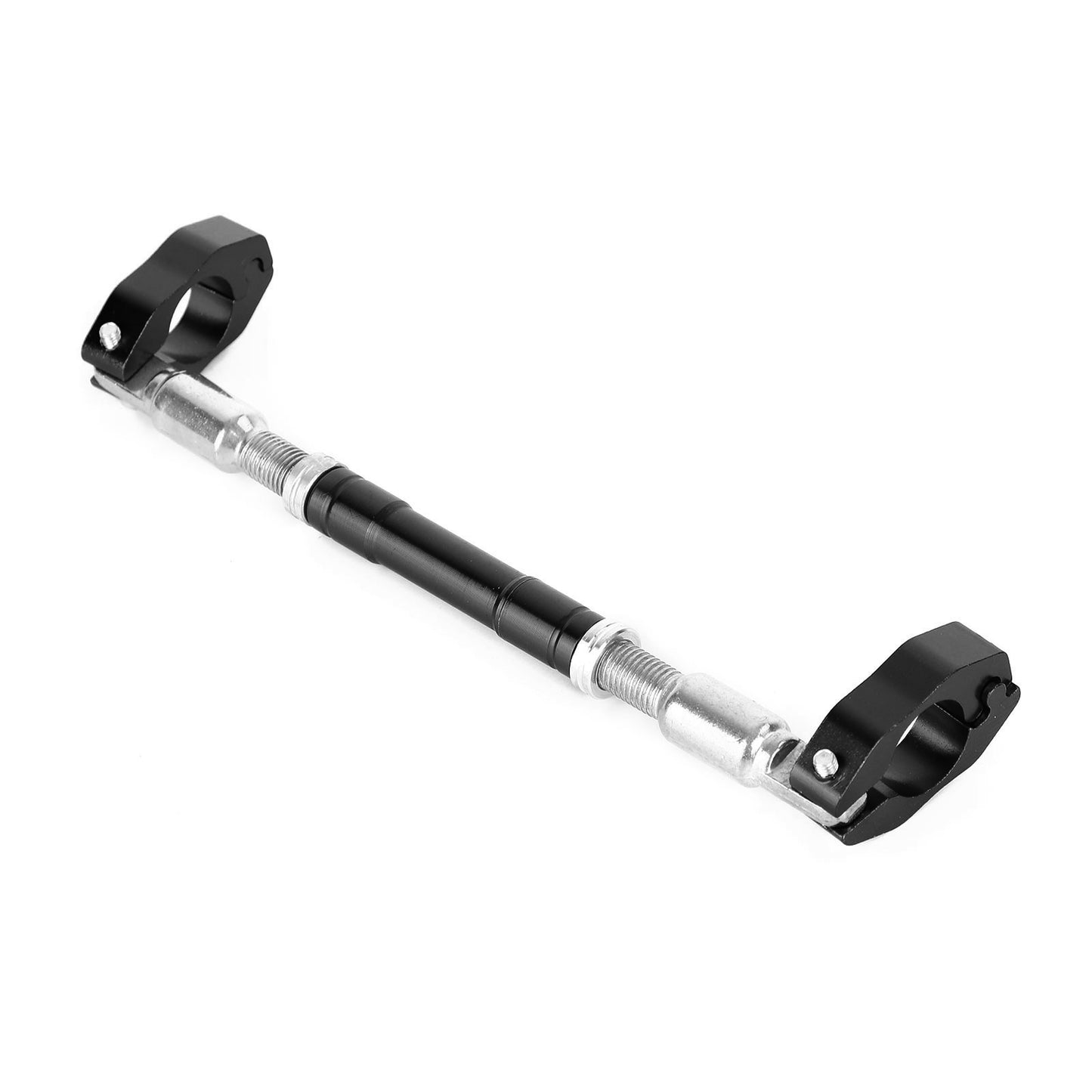 Motorbikes Cnc Adjustable Balance Cross Handle Bar Clamp Strength Lever Silver