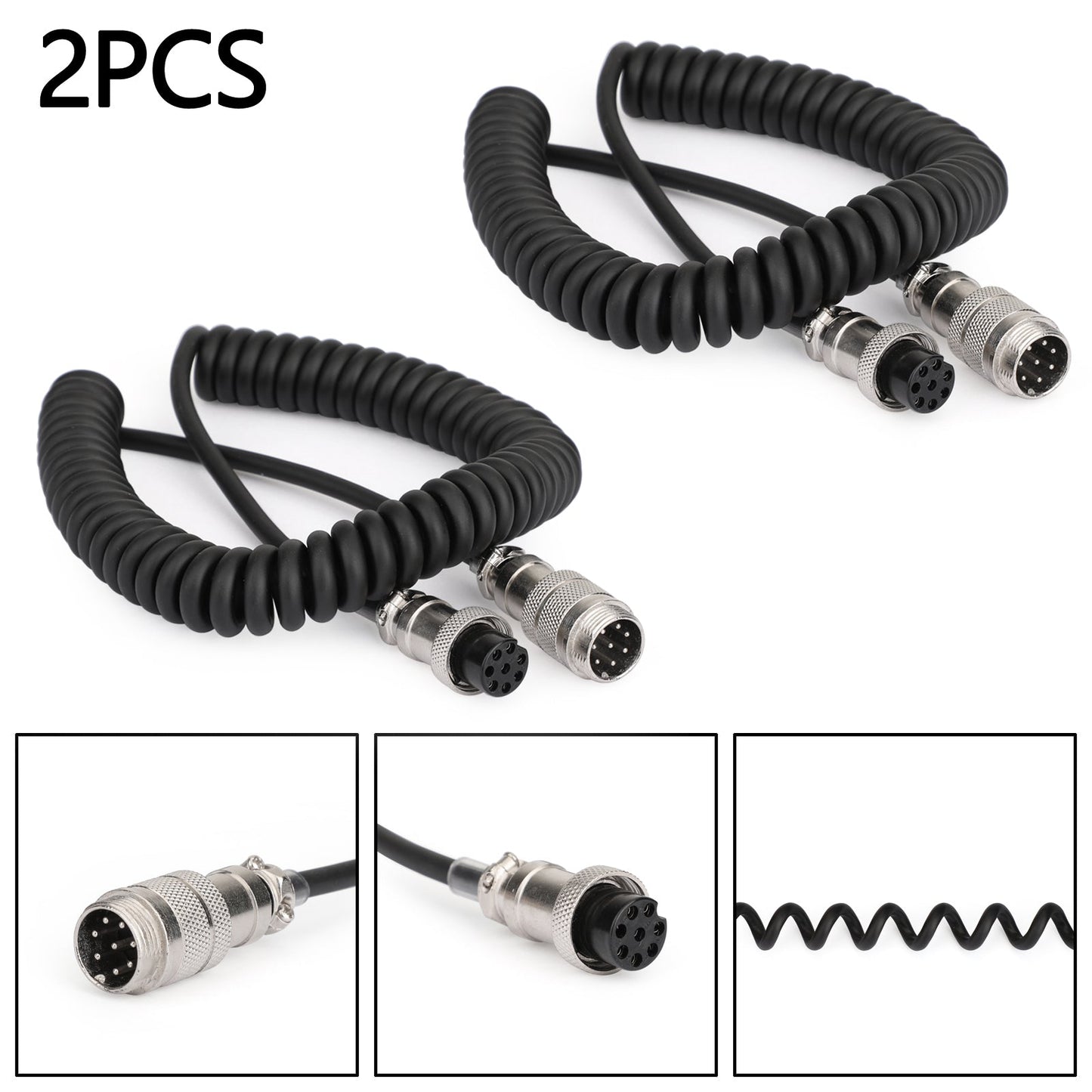 1x 8-Pin Hand Mic Extension Cords for Yaesu FT847 920 950 FT2000 FT1000 MH-31B8