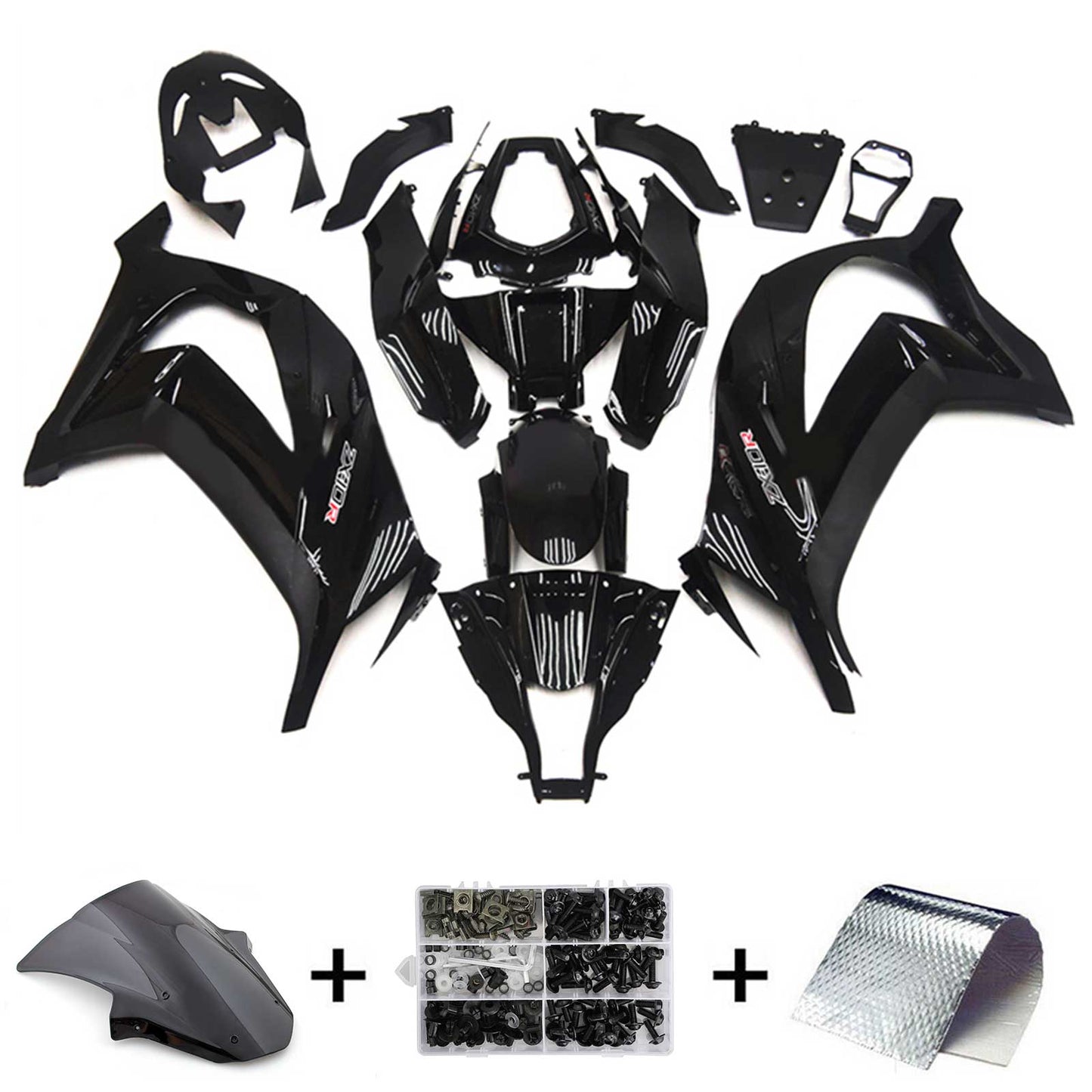 2011-2015 Kawasaki ZX10R Fairing Kit Bodywork Plastic ABS