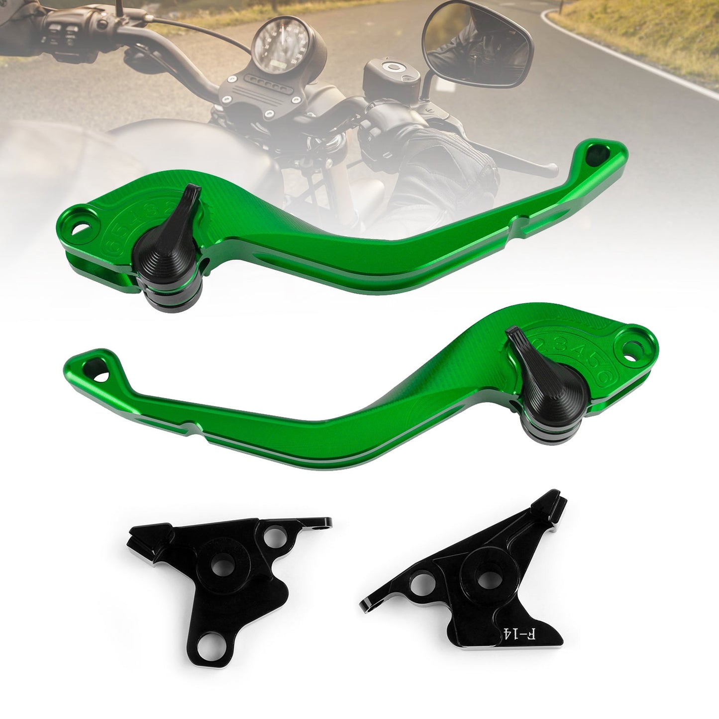 Kawasaki ZRX1100 ZZR1200 ZX7R ZG1000 CNC Short Clutch Brake Lever