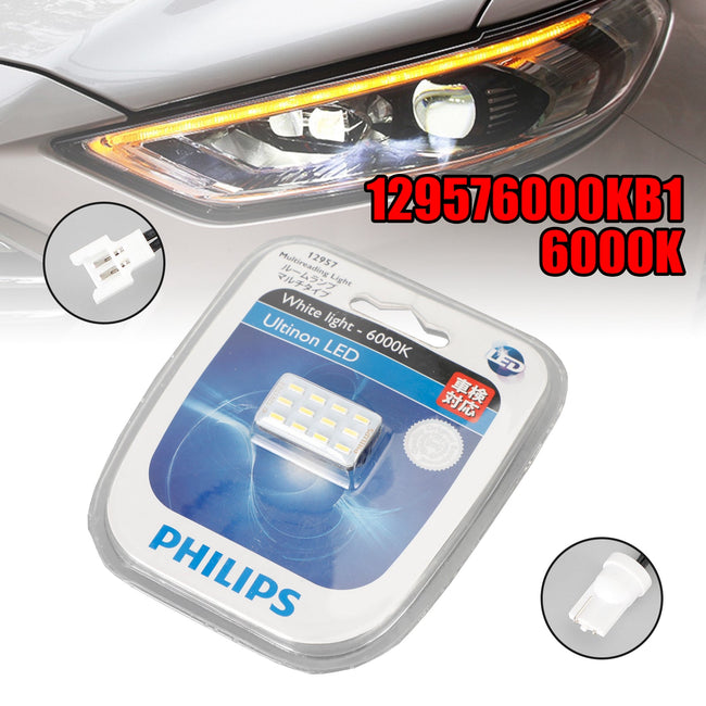 For Philips 129576000KB1 Car Ultinon LED Multireading Light 6000K White Light