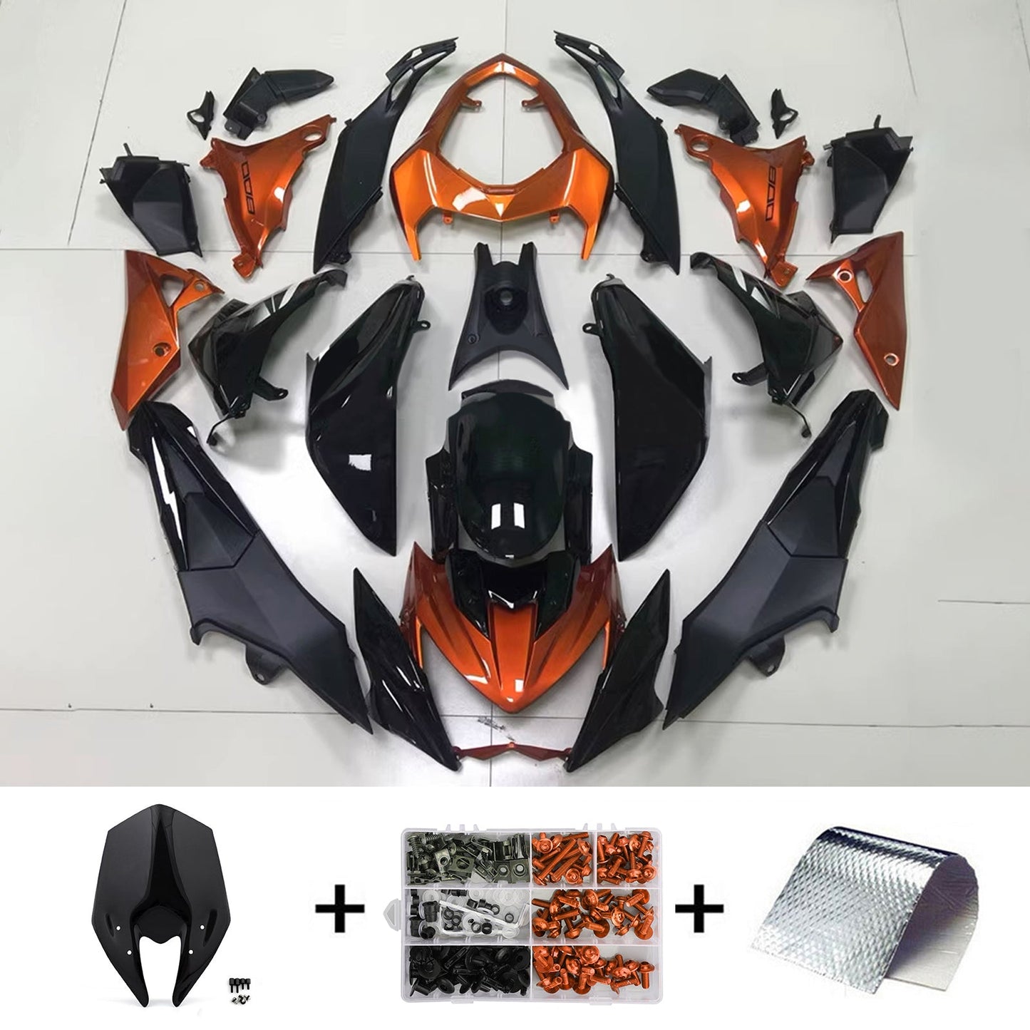 2013-2018 Kawasaki Z800 Injection Fairing Kit Bodywork Plastic ABS#119