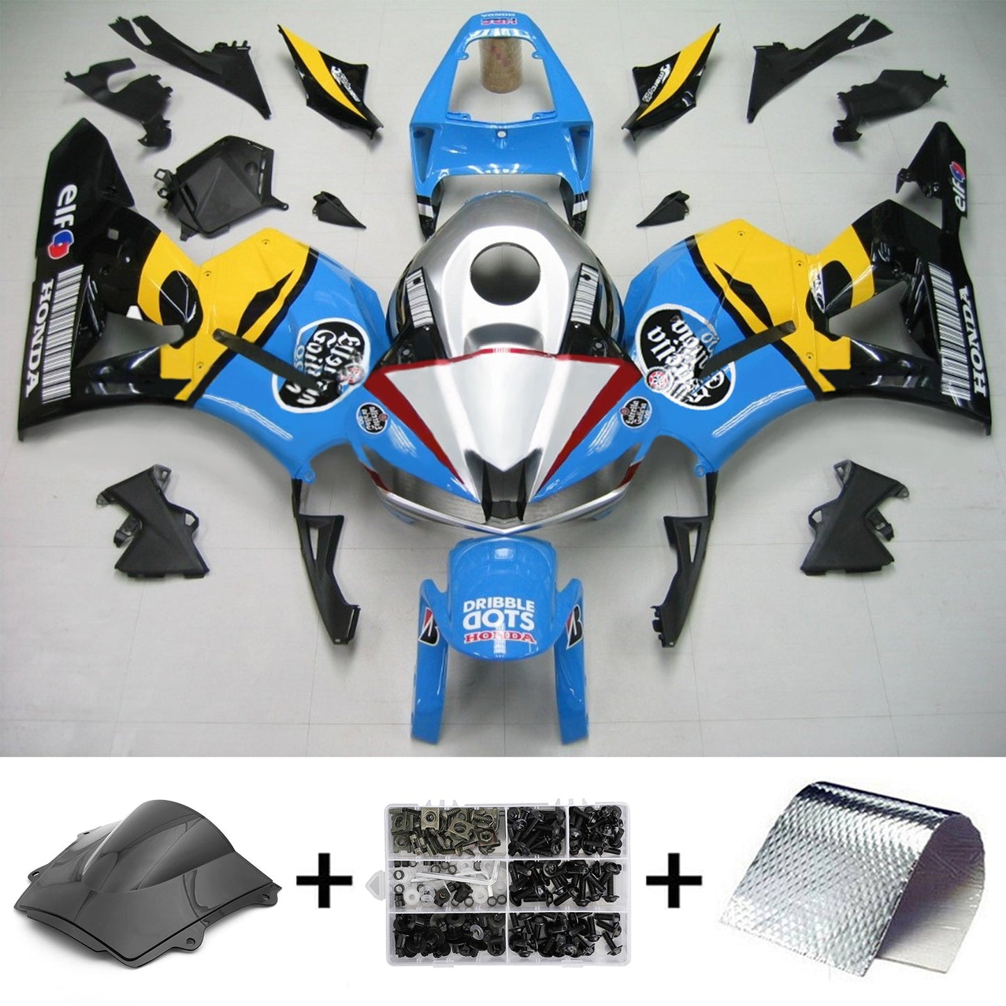 2013-2023 Honda CBR600RR F5 Injection Fairing Kit Bodywork Plastic ABS #101