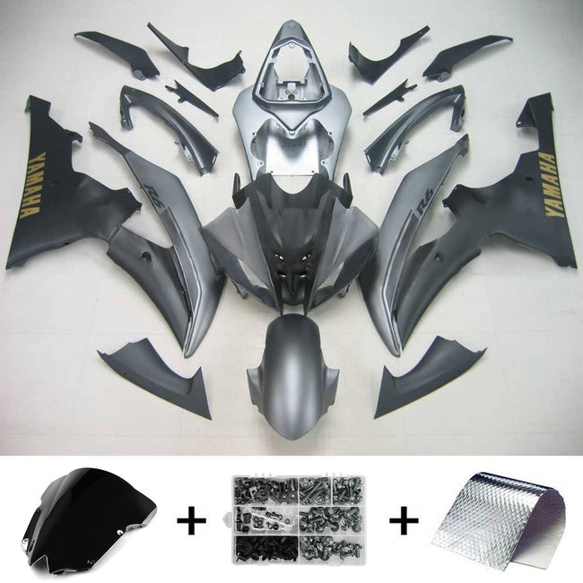 2008-2016 Yamaha YZF 600 R6 Injection Fairing Kit Bodywork Plastic ABS #133