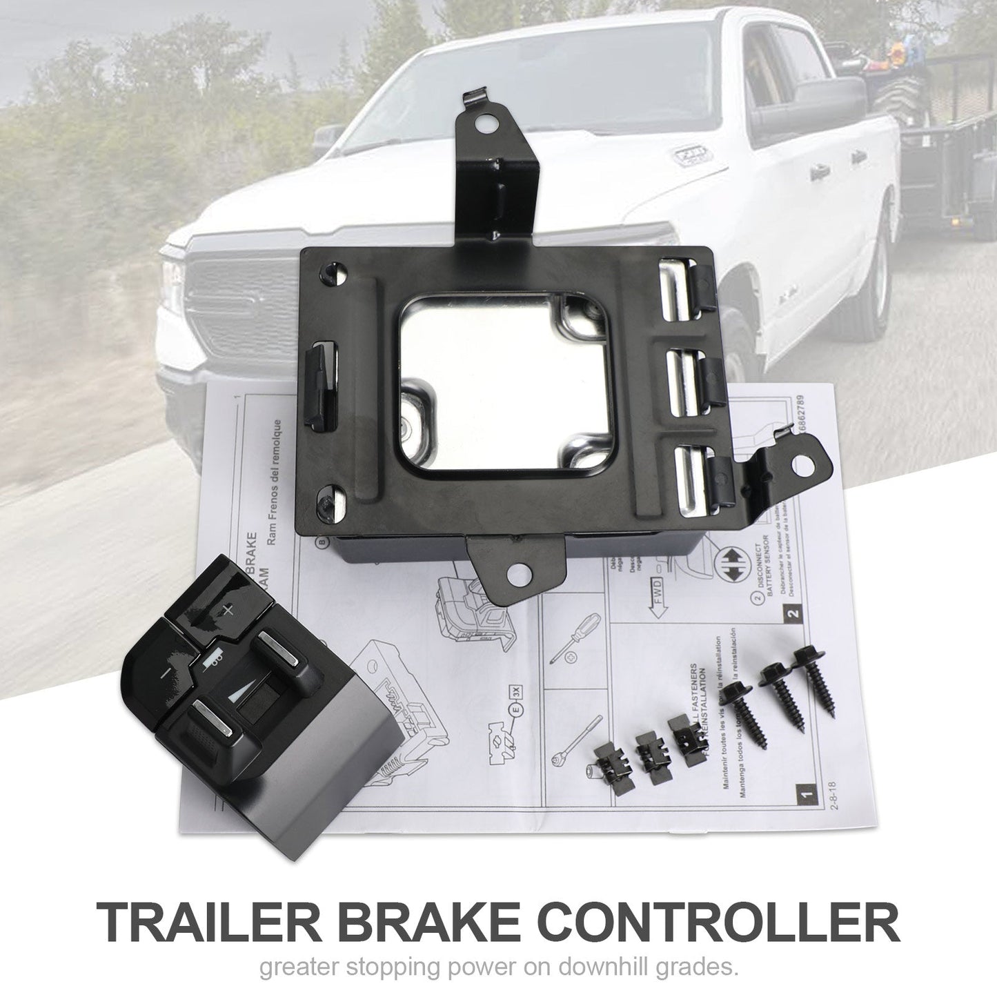 DT Integrated Trailer Brake Controller 82215278AE For Ram 1500 2019-2022