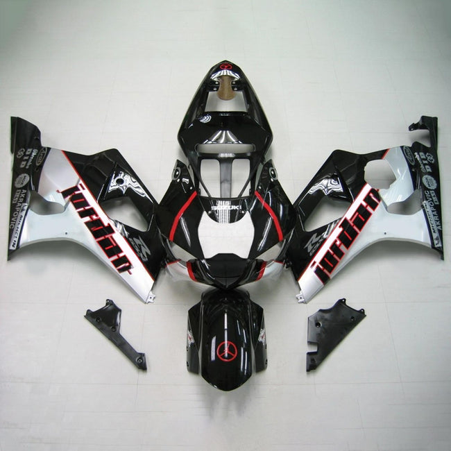 2003-2004 Suzuki GSXR1000 K3 Amotopart Injection Fairing Kit Bodywork Plastic ABS #124