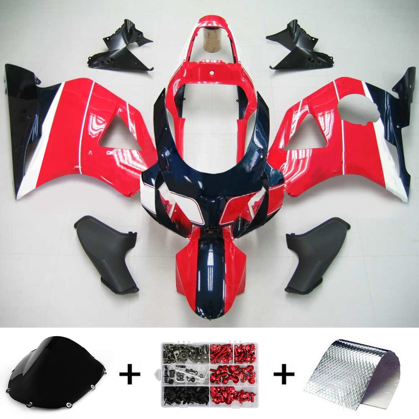 2002-2003 Honda CBR954 Amotopart Injection Fairing Kit Bodywork Plastic ABS #108