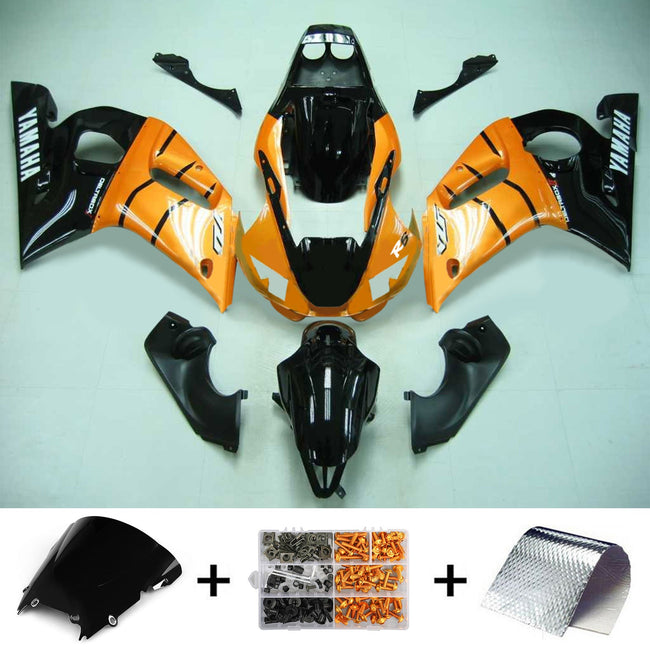 1998-2002 Yamaha YZF 600 R6 Injection Fairing Kit Bodywork Plastic ABS #124