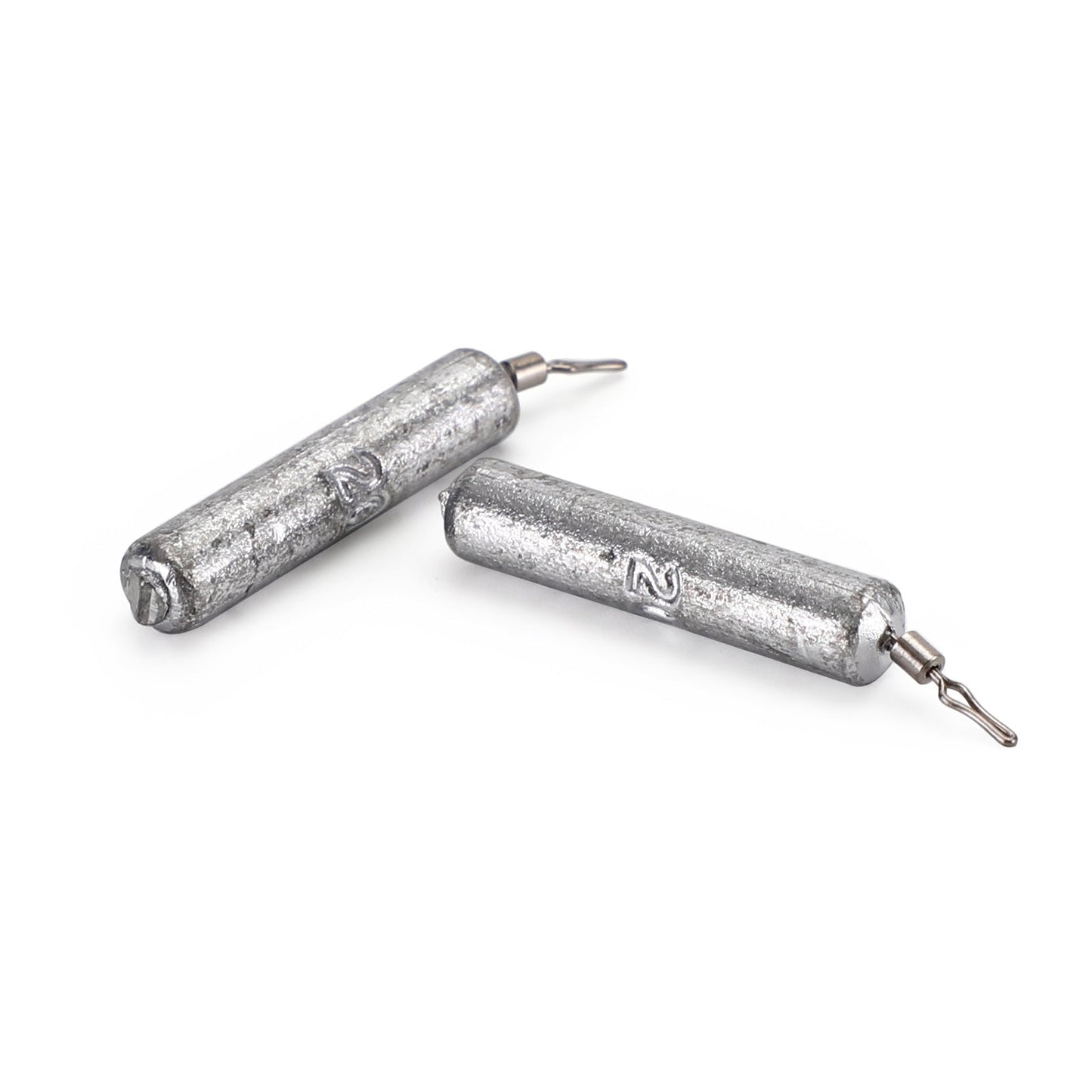 Drop Shot Weight Stick Type Bass Fishing Line Grip Swivel Lead Sinker Set