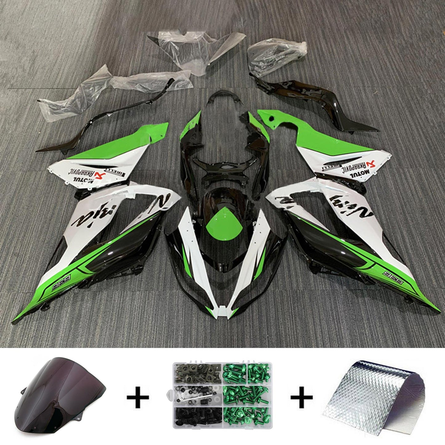 2013-2018 Kawasaki ZX6R 636 Injection Fairing Kit Bodywork Plastic ABS#134