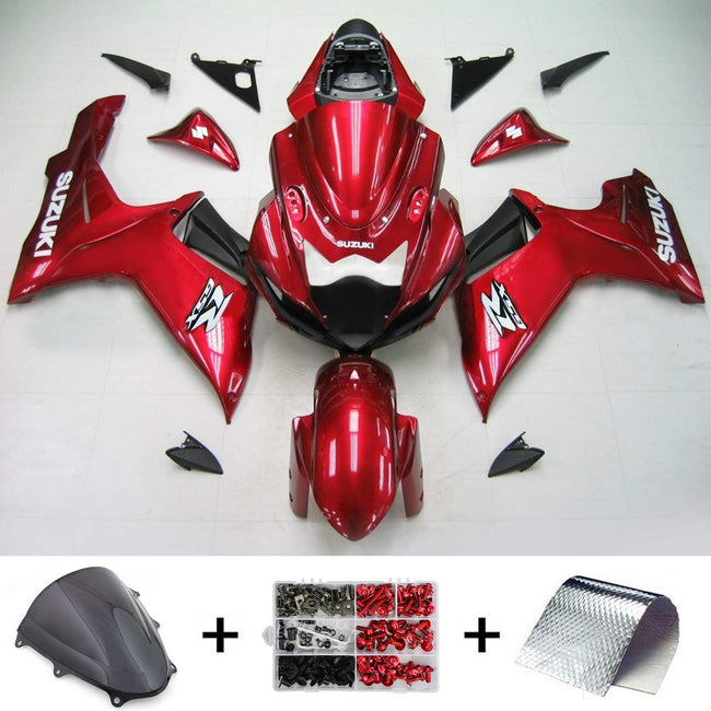 2011-2024 Suzuki GSXR 600/750 K11 Amotopart Injection Fairing Kit Bodywork Plastic ABS #101