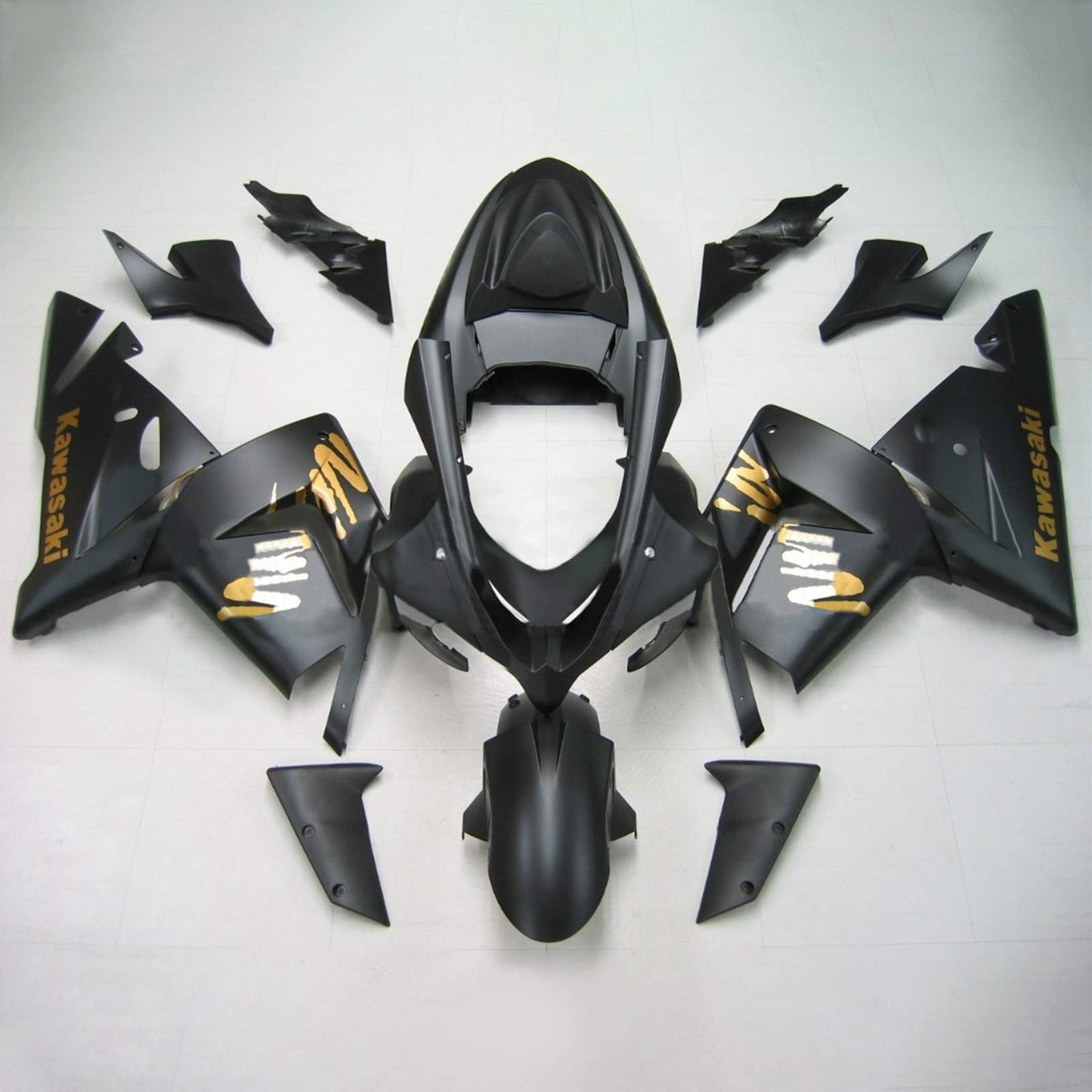 2004-2005 Kawasaki ZX10R Amotopart Injection Fairing Kit Bodywork Plastic ABS #123