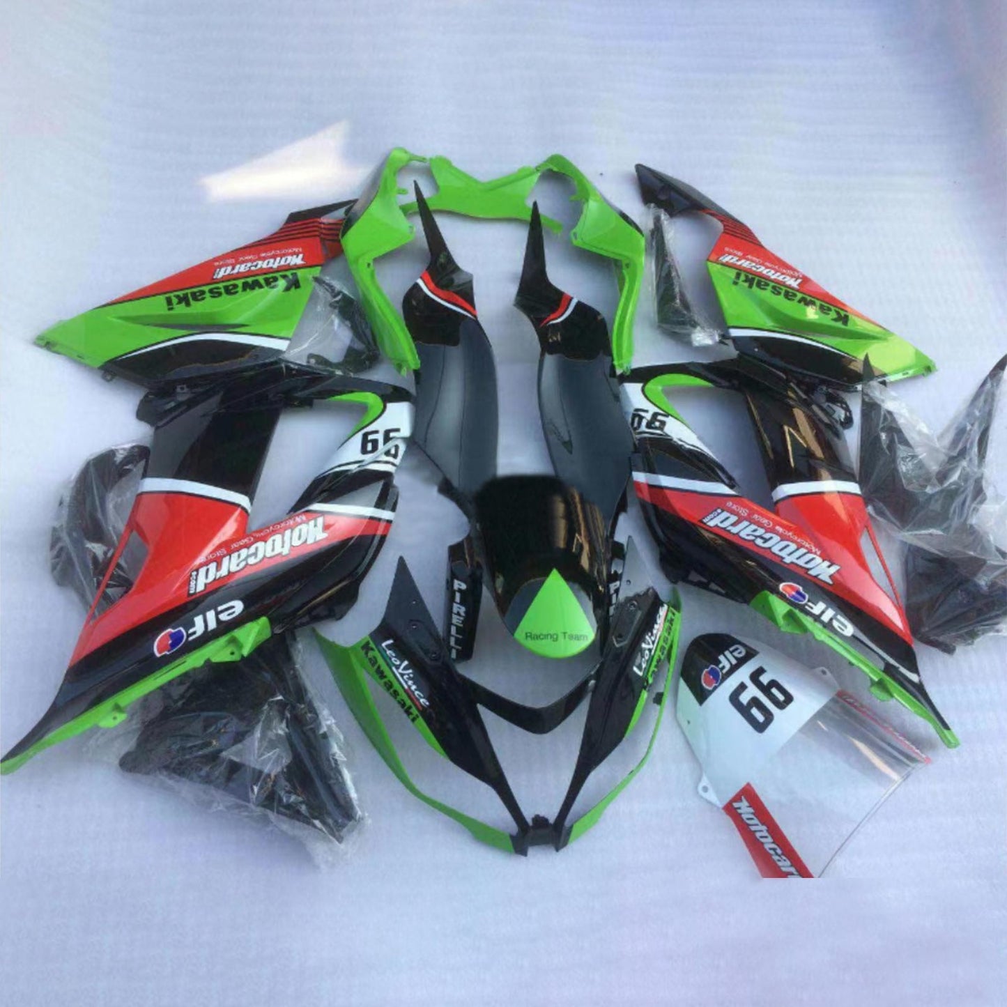 2013-2018 Kawasaki ZX6R 636 Injection Fairing Kit Bodywork Plastic ABS#129