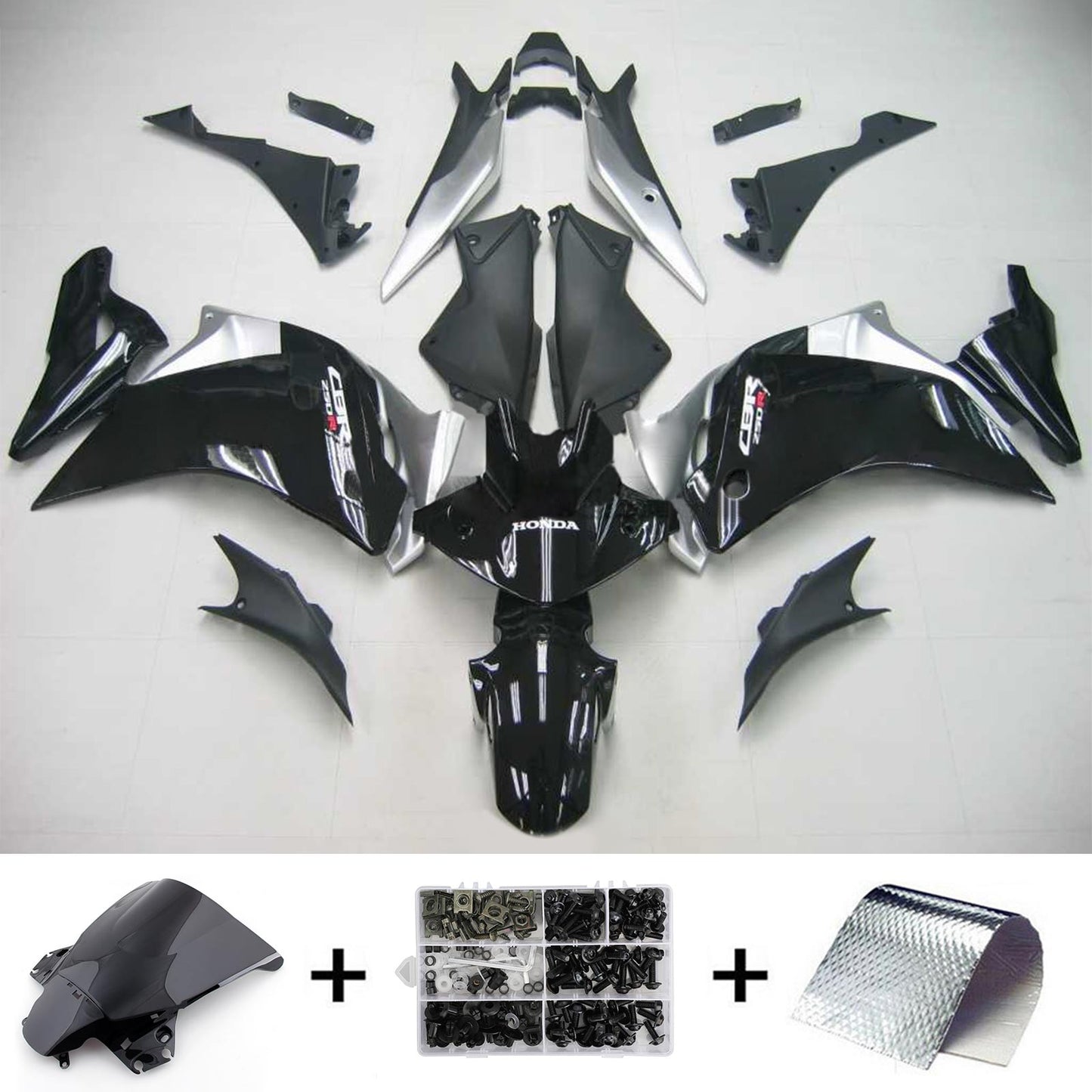 2011-2013 Honda CBR250R Amotopart Injection Fairing Kit Bodywork Plastic ABS #101