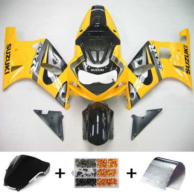 2000-2002 Suzuki GSXR1000 K1 K2 Amotopart Injection Fairing Kit Bodywork Plastic ABS #115