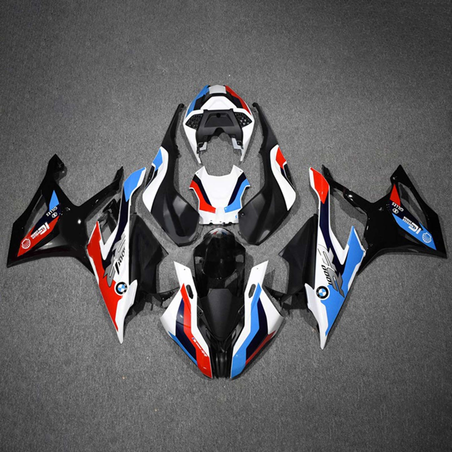 2019-2022 BMW S1000RR Amotopart Injection Fairing Kit Bodywork Plastic ABS #117