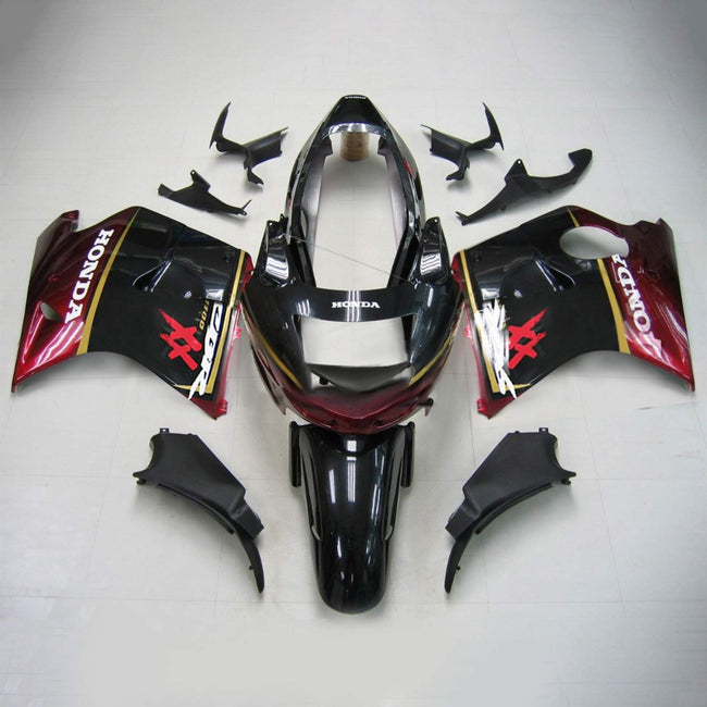 1996-2007 Honda CBR1100XX SuperBlackBird Amotopart Injection Fairing Kit Bodywork ABS #101