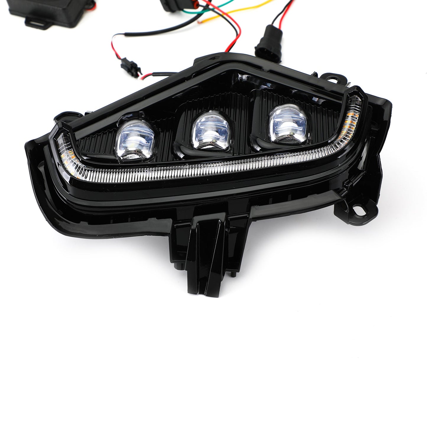 LED DRL Daytime Running Light Fog Lamps w/Turn Signal For Toyota RAV4 2019-2021