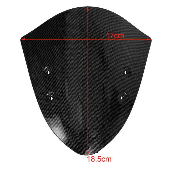 Carbon Front Nose Windshield Screen Cover Fairing for Kawasaki ER-6N 2009-2014