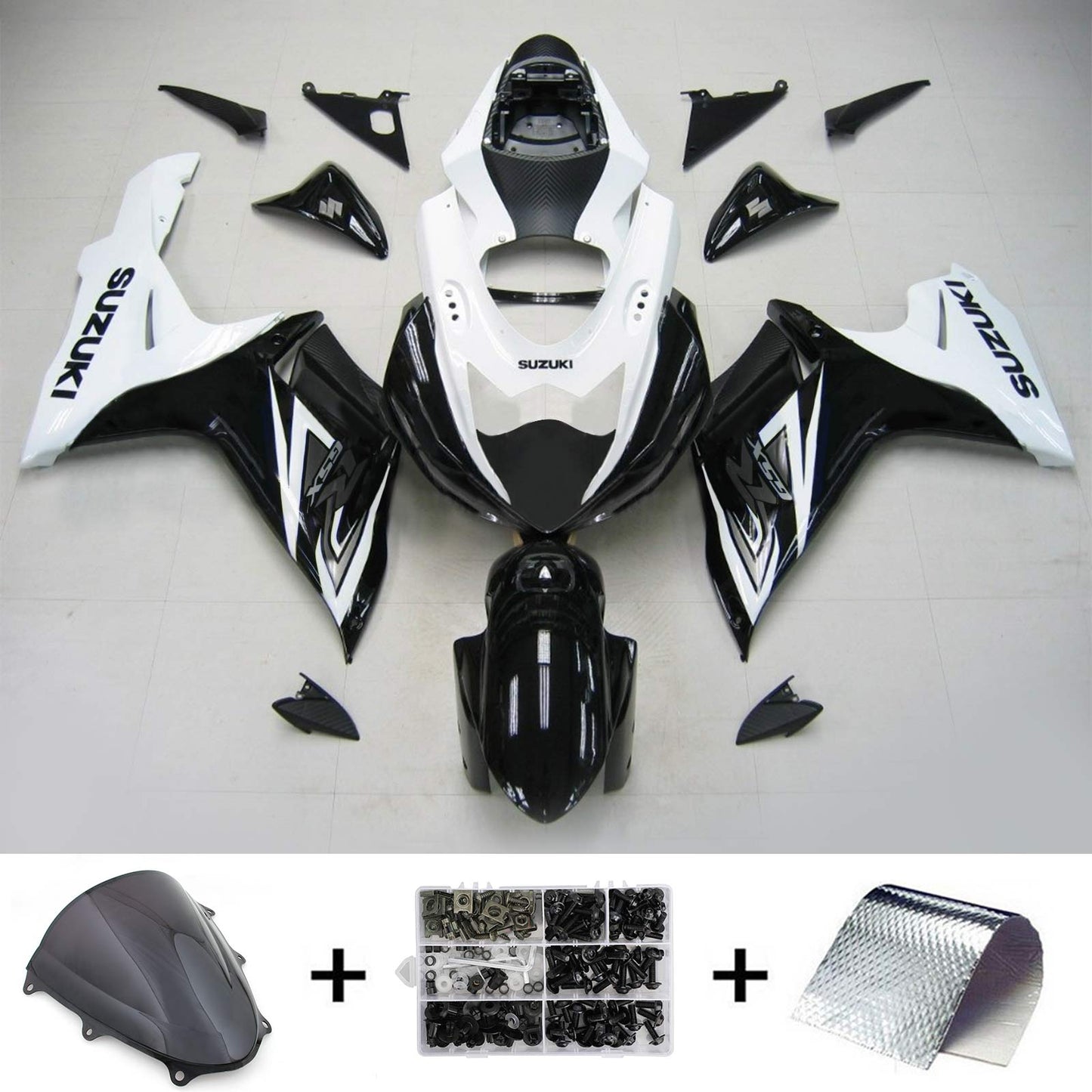 2011-2024 Suzuki GSXR 600/750 K11 Amotopart Injection Fairing Kit Bodywork Plastic ABS #101