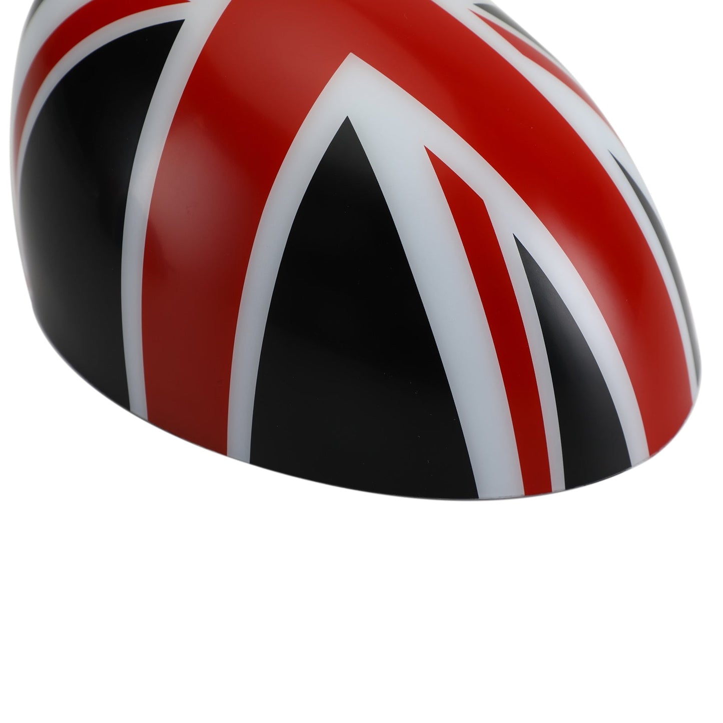 2 x Union Jack UK Flag Mirror Covers for MINI Cooper R55 R56 R57 Black/Red