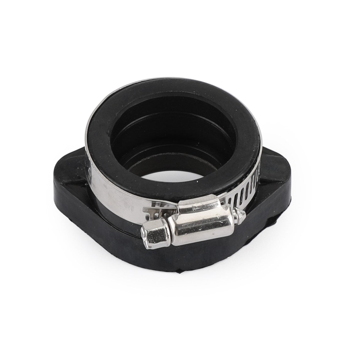 2x Carburetor Intake Adapter Flange Manifold w/Clamp For VM24 PE26 PE28 PWK 28mm