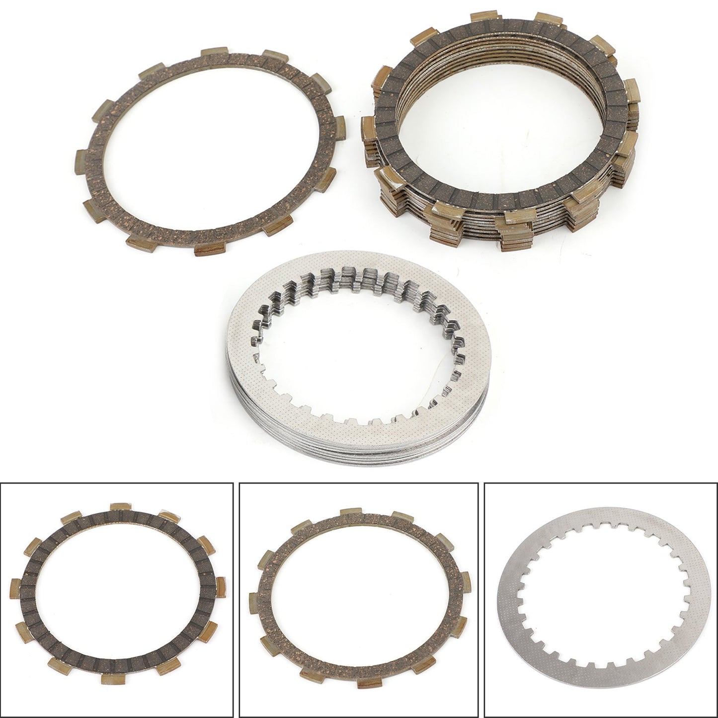 Clutch Plate Kit - Friction & Steel Plates For Suzuki GV1200GL F/F2 Madura 1200 85-86