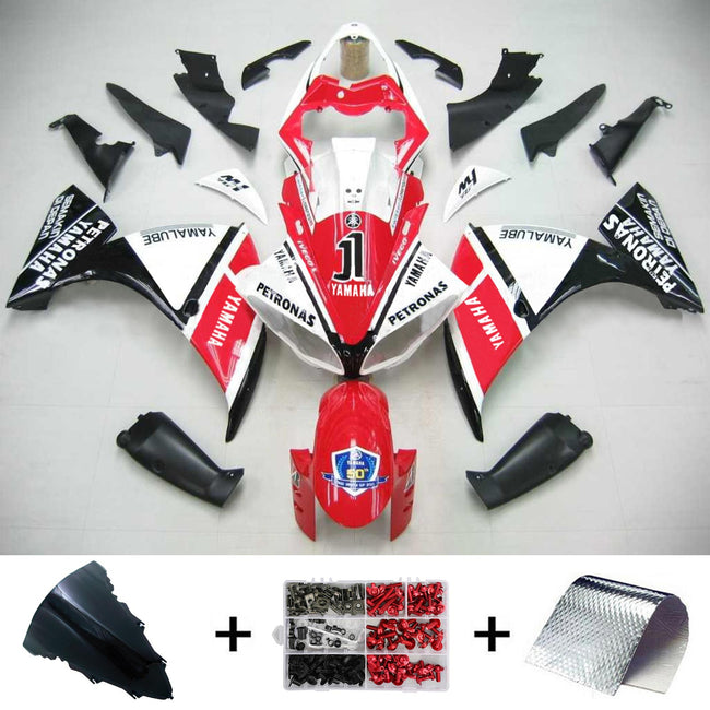 2009-2011 Yamaha YZF 1000 R1 Amotopart Injection Fairing Kit Bodywork Plastic ABS #134