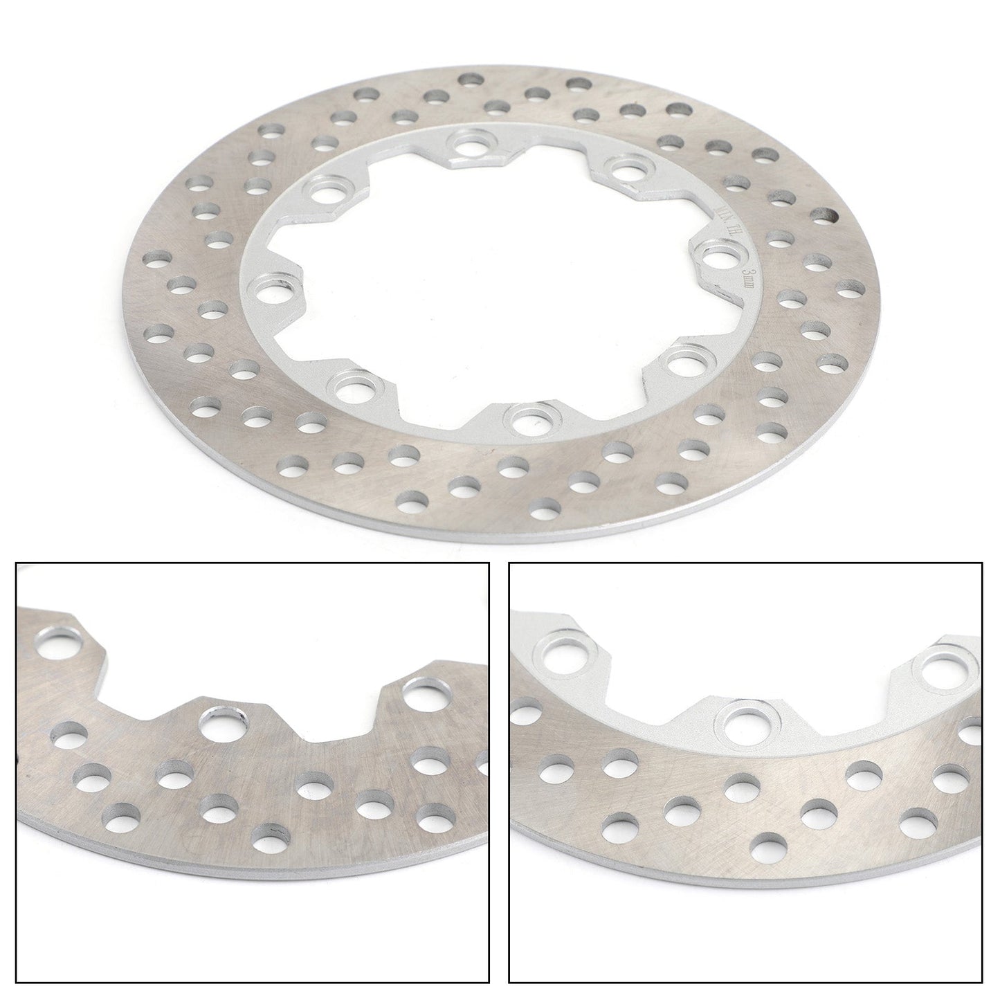 Rear Brake Disc Rotor for Kawasaki SUPER SHERPA KL250 KJ250 KMX125 KM200 86-10