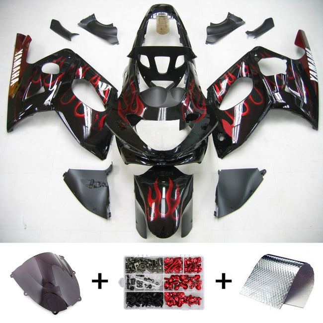 1996-2007 Yamaha YZF 600R Thundercat Amotopart Injection Fairing Kit Bodywork Plastic ABS #101