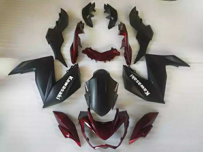 2015-2016 Kawasaki Z250 Z300 Injection Fairing Kit Bodywork Plastic ABS#113