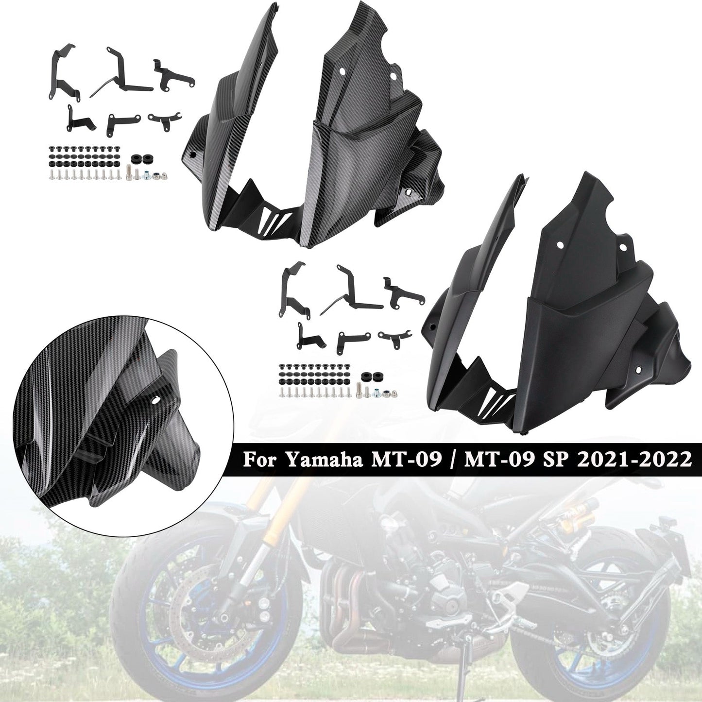 2021-2022 Yamaha MT-09 / SP Ermax Belly Pan Lower Engine Side Fairing