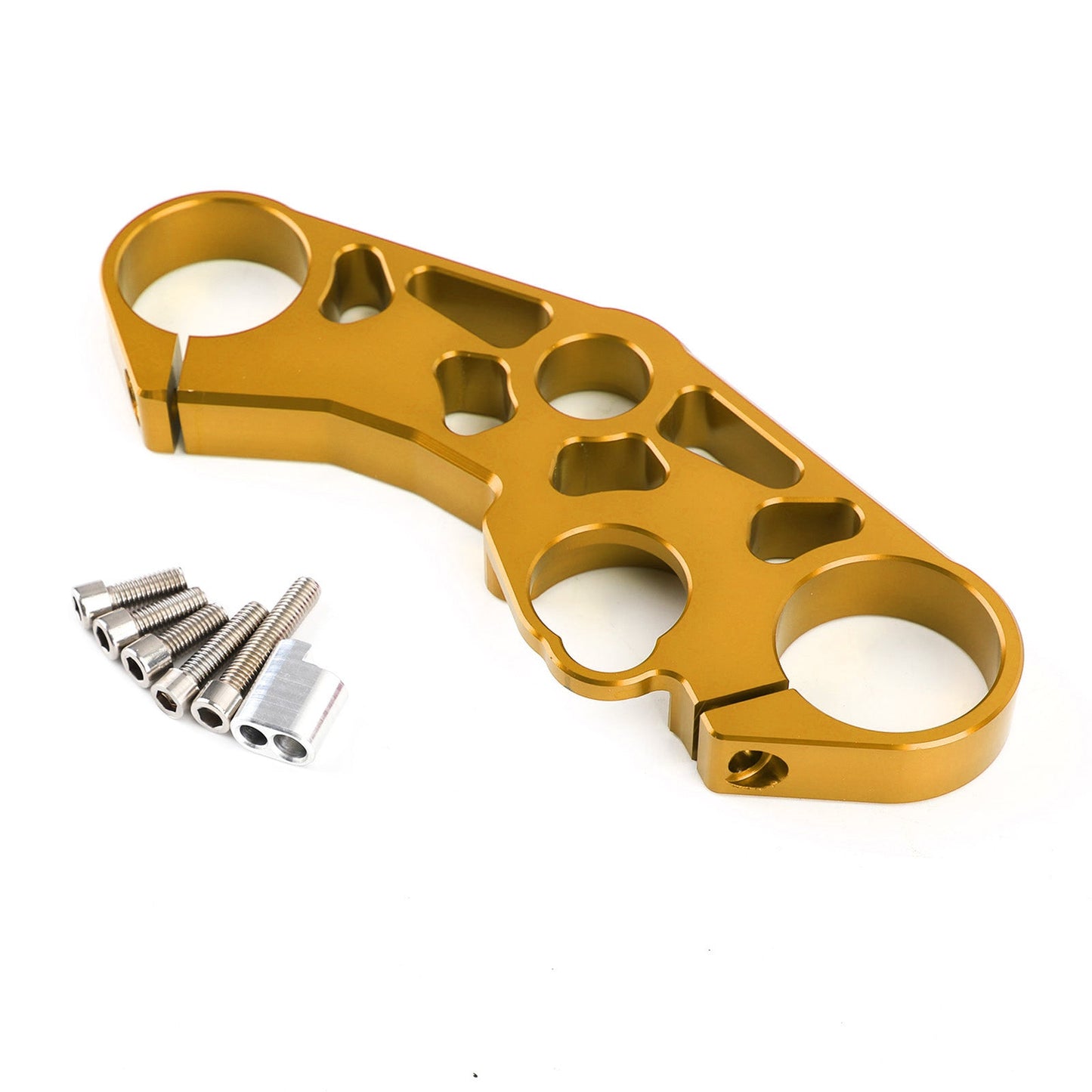 Lowering Triple Tree Front Upper Top Clamp for SUZUKI GSXR 600 750 1000 Black