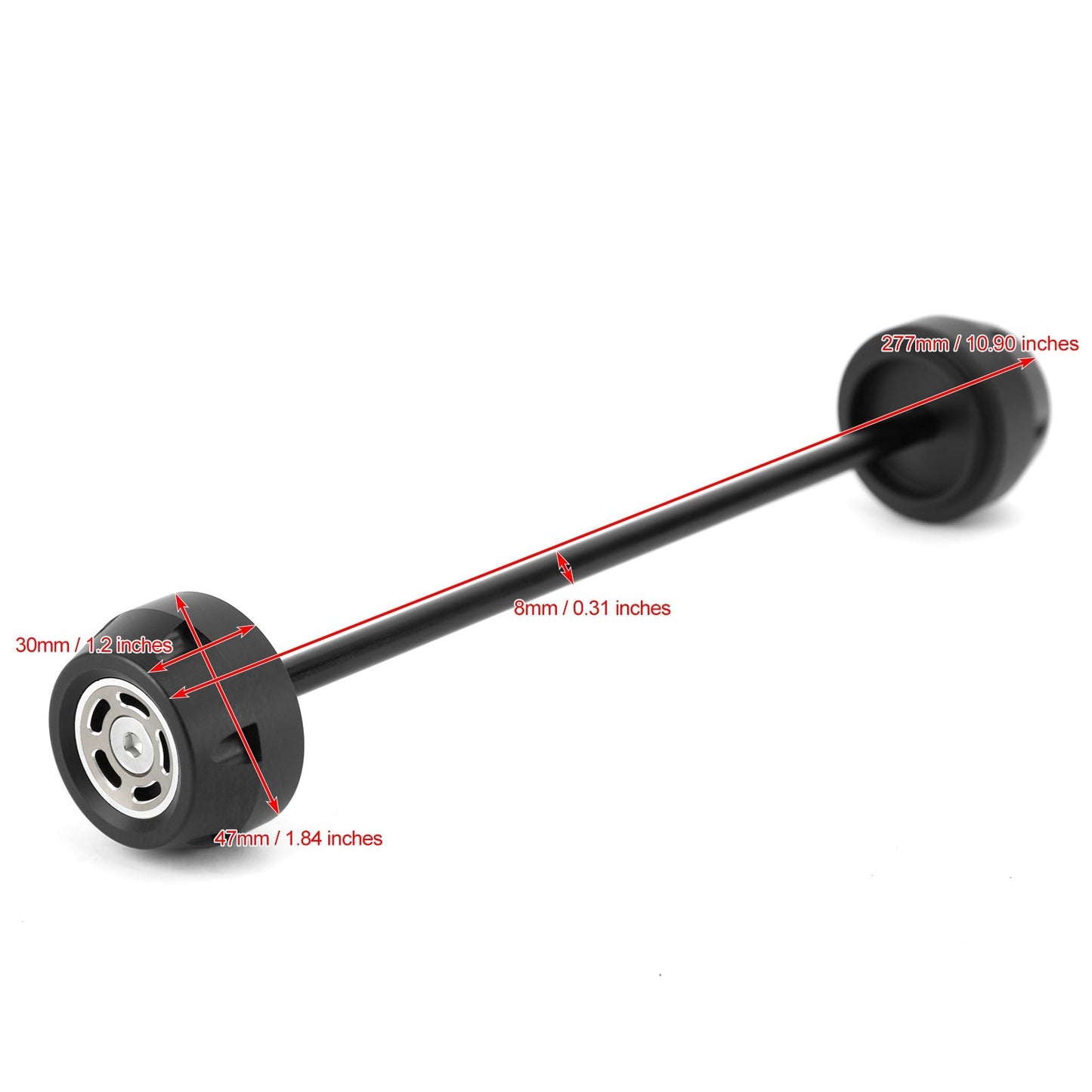 FRONT + REAR Axle Fork Wheel Slider Titanium Fit for BMW F900 R / F900 XR 2020